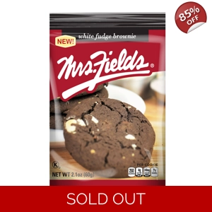 Mrs Fields White Fudge Brownie Cookies - 2.1oz - 60g Pack